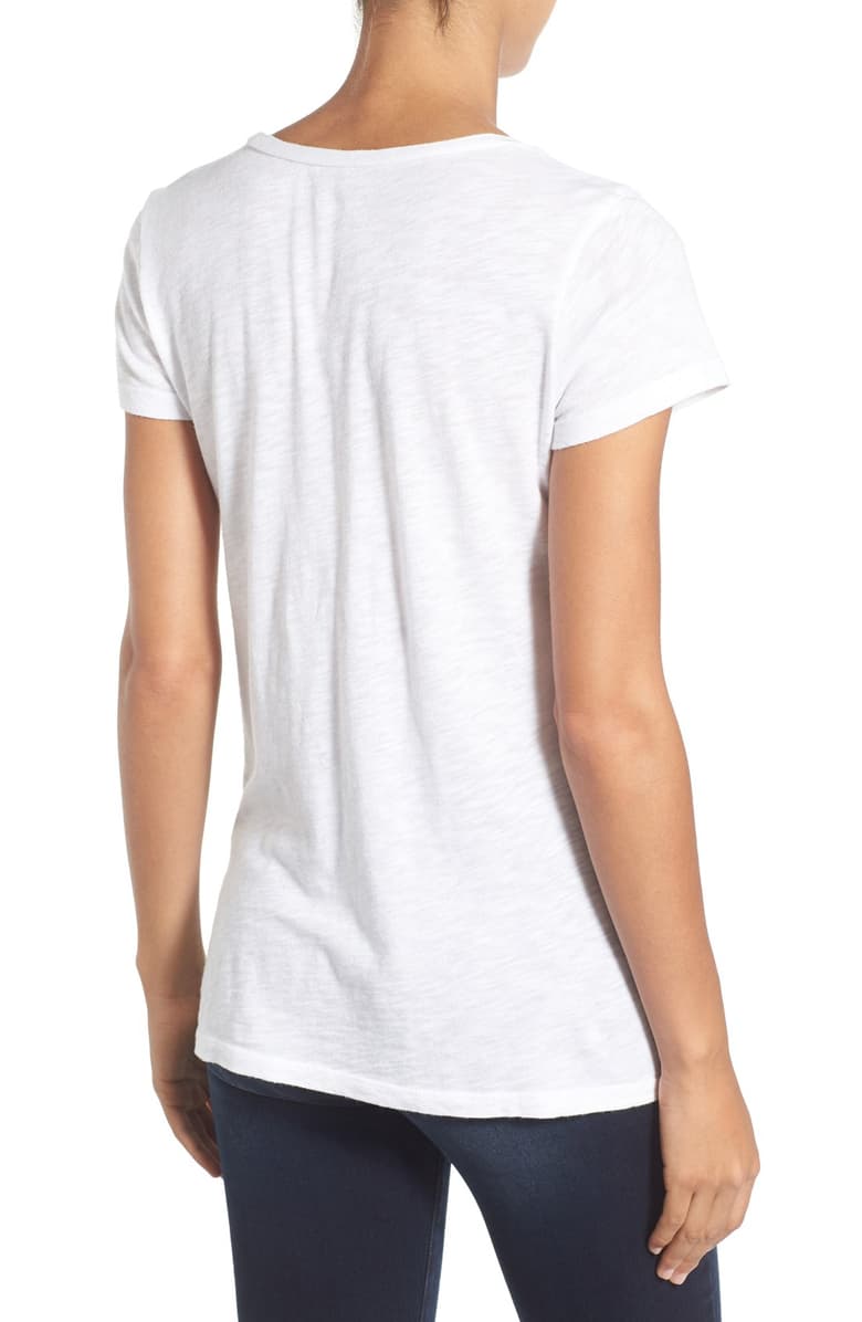 Rounded V-Neck Tee