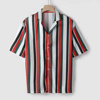 Blouse Men hawaiian shirt chemise hombre shirts men dress WW