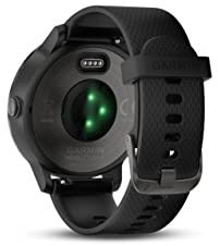 Garmin 010-01769-01 Vivoactive 3, GPS Smartwatch with Contactless Payments and Built-In Sports Apps, Black with Silver Hardware