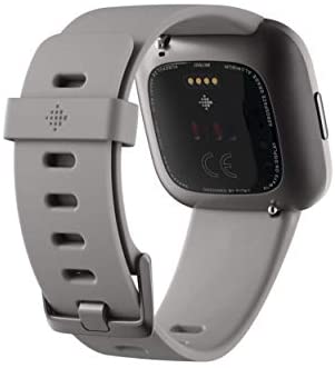Fitbit Versa 2 Health and Fitness Smartwatch with Heart Rate, Music, Alexa Built-In, Sleep and Swim Tracking, Bordeaux/Copper Rose, One Size (S and L Bands Included)