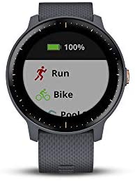 Garmin 010-01769-01 Vivoactive 3, GPS Smartwatch with Contactless Payments and Built-In Sports Apps, Black with Silver Hardware