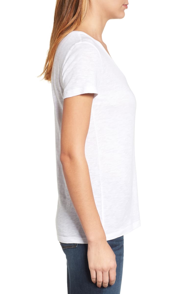 Rounded V-Neck Tee