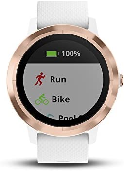 Garmin 010-01769-01 Vivoactive 3, GPS Smartwatch with Contactless Payments and Built-In Sports Apps, Black with Silver Hardware