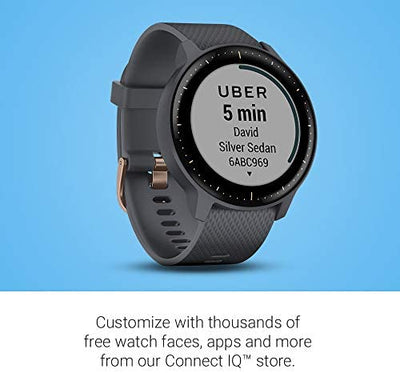 Garmin 010-01769-01 Vivoactive 3, GPS Smartwatch with Contactless Payments and Built-In Sports Apps, Black with Silver Hardware