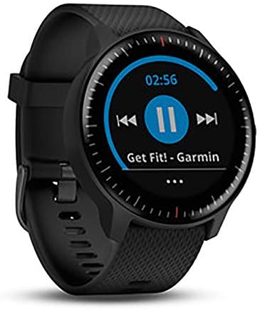 Garmin 010-01769-01 Vivoactive 3, GPS Smartwatch with Contactless Payments and Built-In Sports Apps, Black with Silver Hardware