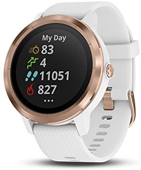 Garmin 010-01769-01 Vivoactive 3, GPS Smartwatch with Contactless Payments and Built-In Sports Apps, Black with Silver Hardware