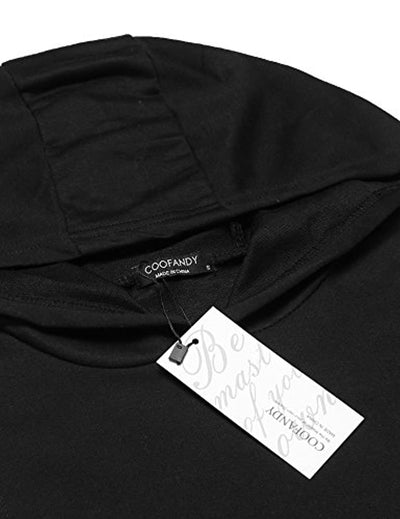 COOFANDY Men's Workout Hooded Tank Tops Bodybuilding Muscle Cut Off T Shirt Sleeveless Gym Hoodies