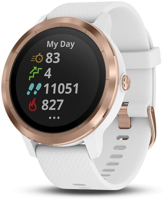 Garmin 010-01769-01 Vivoactive 3, GPS Smartwatch with Contactless Payments and Built-In Sports Apps, Black with Silver Hardware