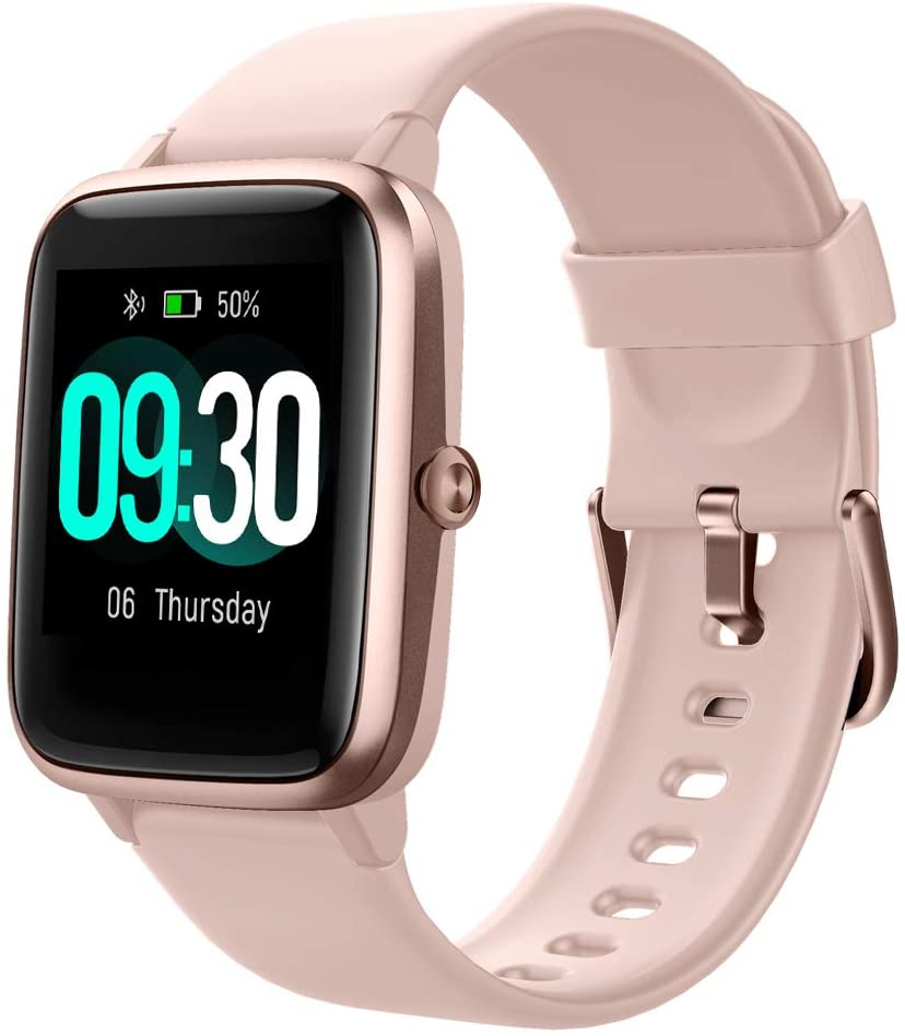 Willful Smart Watch for Android Phones and iOS Phones Compatible iPhone Samsung, IP68 Swimming Waterproof Smartwatch Fitness Tracker Fitness Watch Heart Rate Monitor Smart Watches for Men Women Black