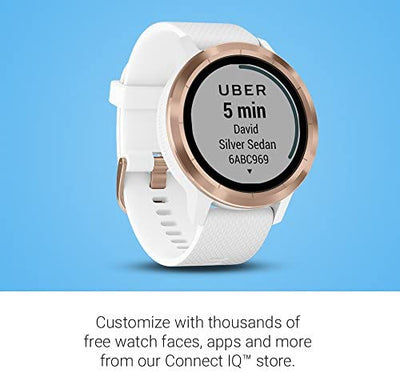 Garmin 010-01769-01 Vivoactive 3, GPS Smartwatch with Contactless Payments and Built-In Sports Apps, Black with Silver Hardware