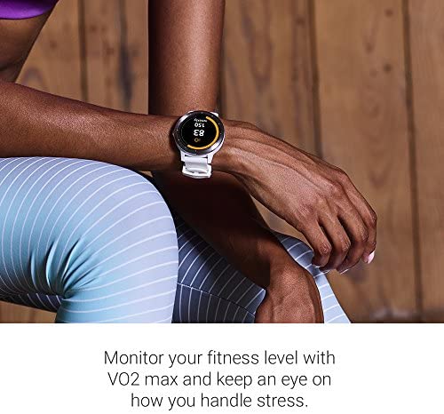 Garmin 010-01769-01 Vivoactive 3, GPS Smartwatch with Contactless Payments and Built-In Sports Apps, Black with Silver Hardware