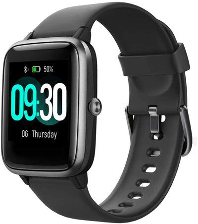 Willful Smart Watch for Android Phones and iOS Phones Compatible iPhone Samsung, IP68 Swimming Waterproof Smartwatch Fitness Tracker Fitness Watch Heart Rate Monitor Smart Watches for Men Women Black