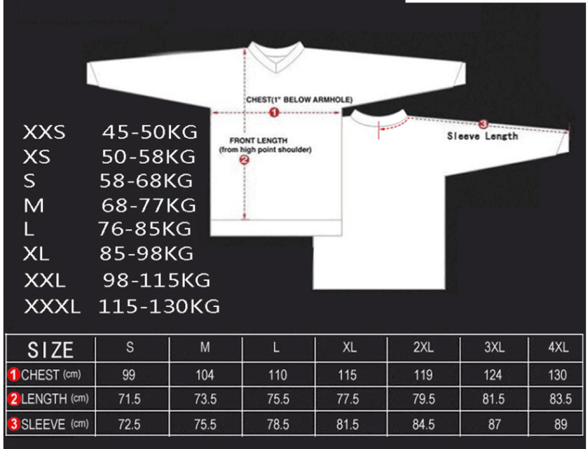CAWANFLY-FOX360 MONSTER Top Cycling Clothing Men Long Sleeve Summer Mountain Bike Motocross Suit Quick-drying Clothing Motocross Suit