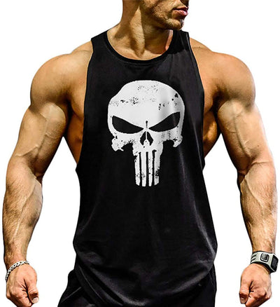 YeeHoo Lift Men's Bodybuilding Gym Tank Tops Workout Stringer Sleeveless Shirts Vest Cotton
