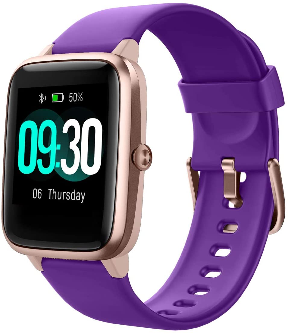 Willful Smart Watch for Android Phones and iOS Phones Compatible iPhone Samsung, IP68 Swimming Waterproof Smartwatch Fitness Tracker Fitness Watch Heart Rate Monitor Smart Watches for Men Women Black