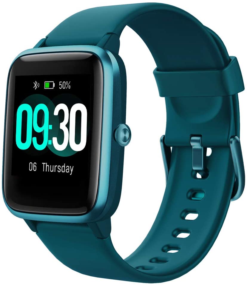Willful Smart Watch for Android Phones and iOS Phones Compatible iPhone Samsung, IP68 Swimming Waterproof Smartwatch Fitness Tracker Fitness Watch Heart Rate Monitor Smart Watches for Men Women Black