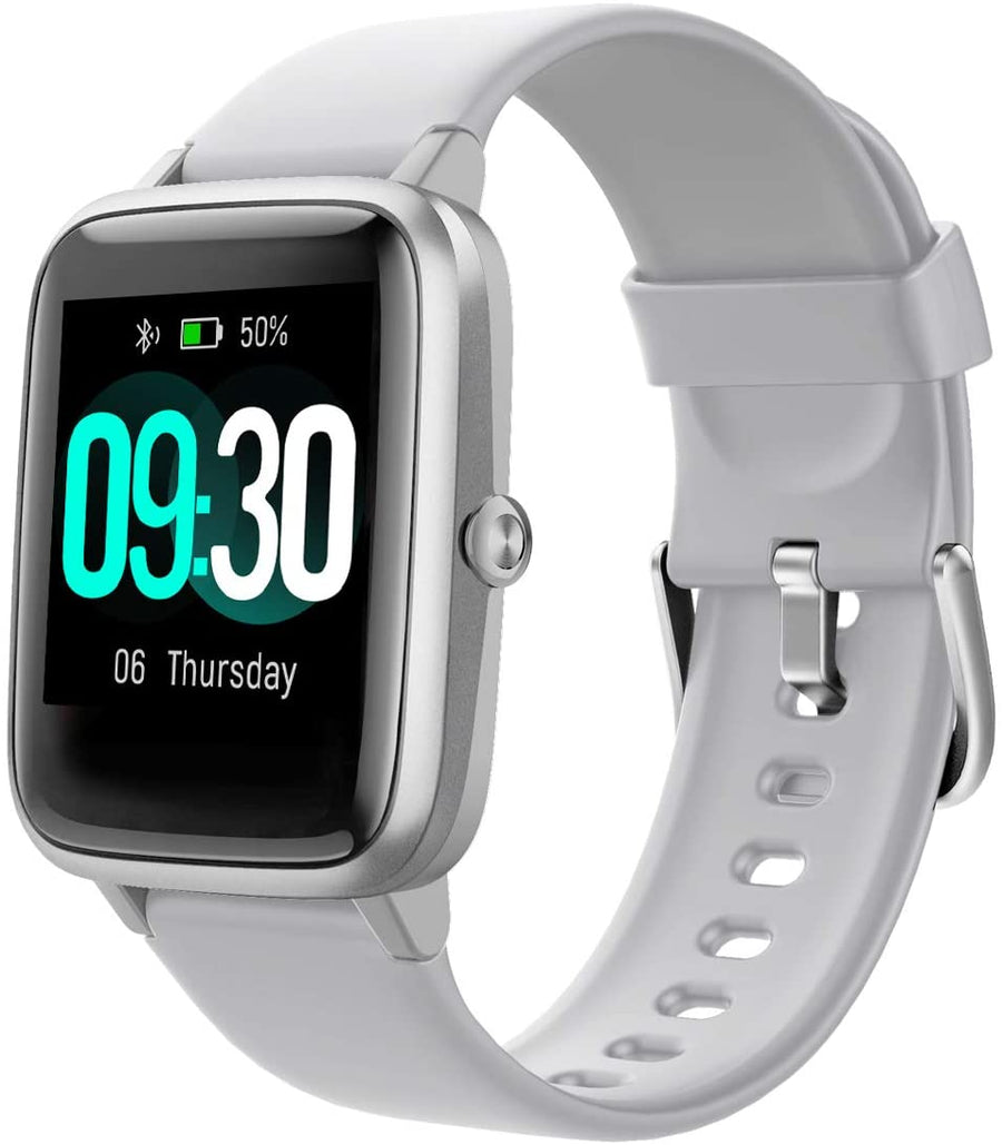 Willful Smart Watch for Android Phones and iOS Phones Compatible iPhone Samsung, IP68 Swimming Waterproof Smartwatch Fitness Tracker Fitness Watch Heart Rate Monitor Smart Watches for Men Women Black