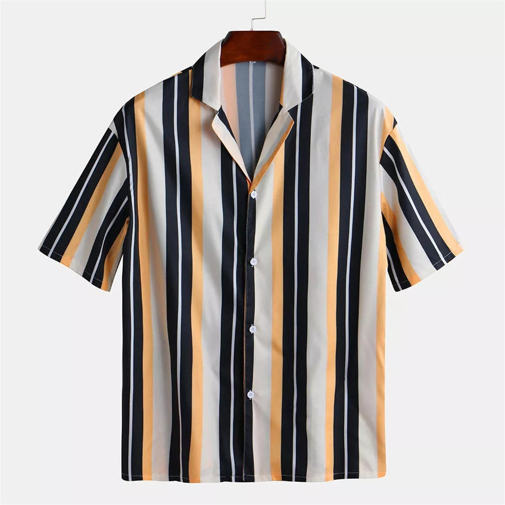 Blouse Men hawaiian shirt chemise hombre shirts men dress WW