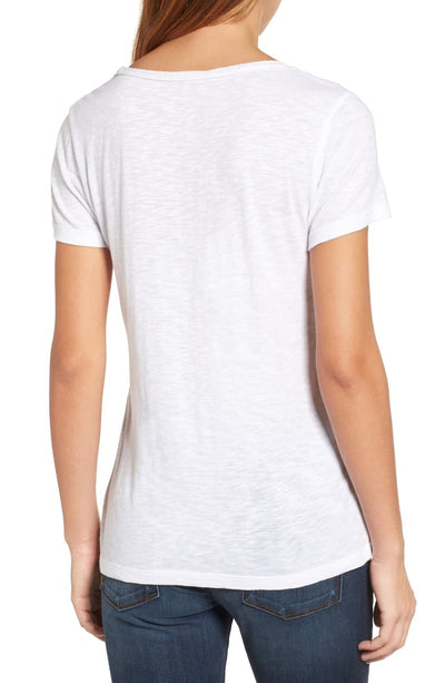 Rounded V-Neck Tee