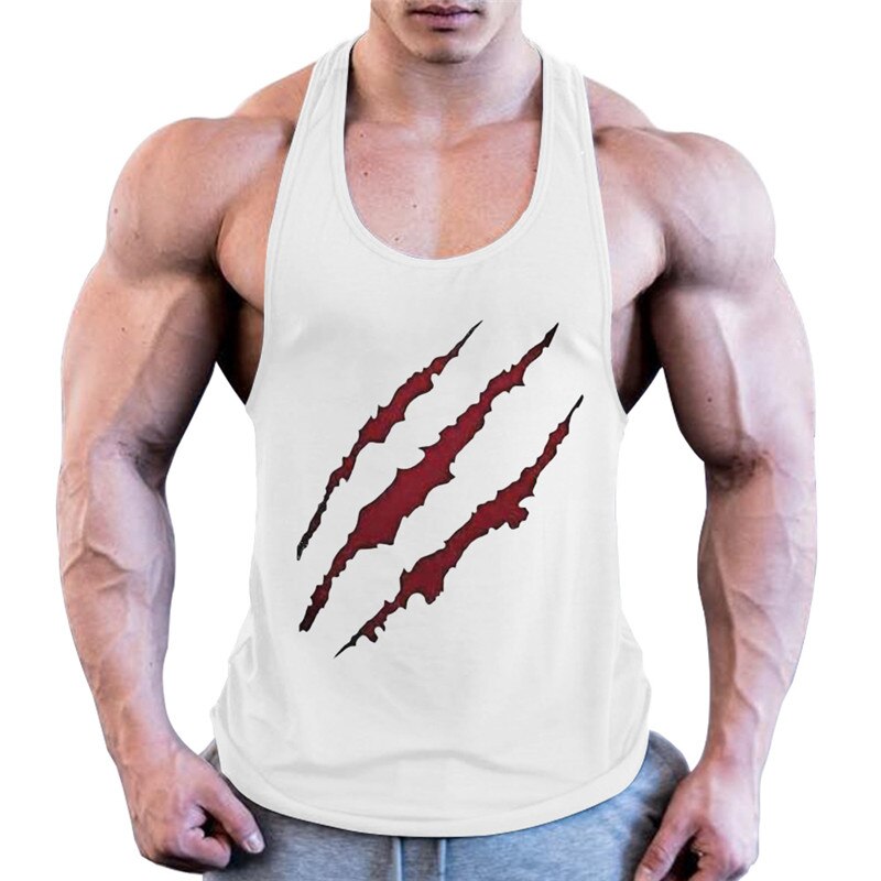 Batman Bodybuilding Stringer Tank Top Mens Fitness Singlets Cotton Sleeveless shirt Workout Sportwear Undershirt gym Clothing
