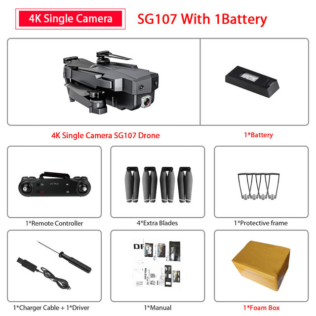 Best Drone 4K with HD Camera WIFI 1080P