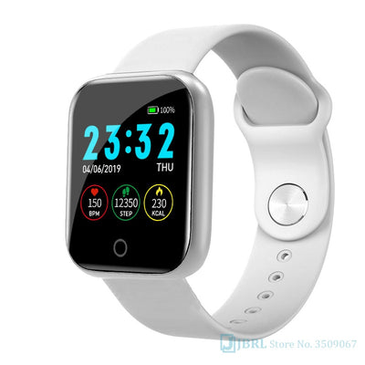 Fashion Stainless Steel Smart Watch Women Men Electronics Sport Wrist Watch For Android IOS Square Smartwatch Smart Clock Hours