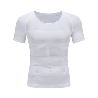Men's Compression T-Shirt Compression Body Building Shirt for Men Summer Slim Dry Quick Under Shirt