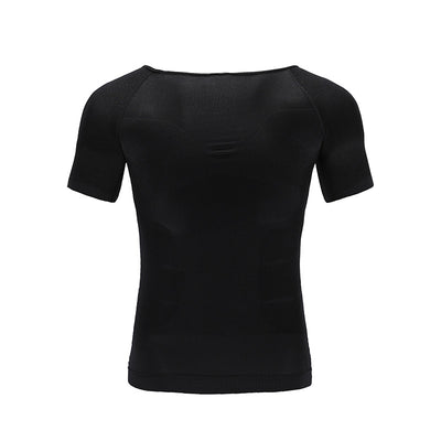 Men's Compression T-Shirt Compression Body Building Shirt for Men Summer Slim Dry Quick Under Shirt