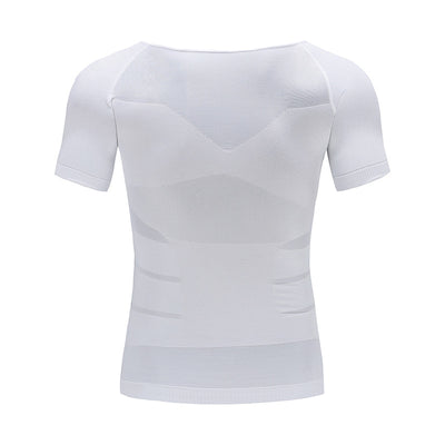 Men's Compression T-Shirt Compression Body Building Shirt for Men Summer Slim Dry Quick Under Shirt