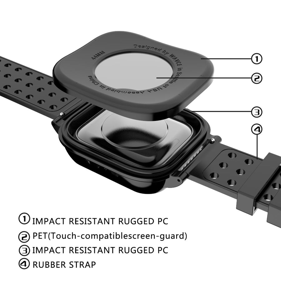 IP68 Waterproof Case for iWatch Series 5