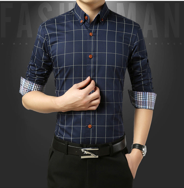 Social Formal shirt Men long Sleeve Shirt Business Slim Office Shirt male Cotton Mens Dress Shirts white 4XL 5XL