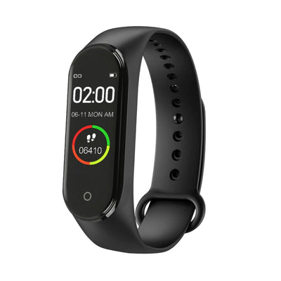 Portable Men's And Women's Waterproof Smart Color Screen M4 Watch Heart Rate Monitor Monitoring Health Tracker Couple watches