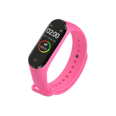 Portable Men's And Women's Waterproof Smart Color Screen M4 Watch Heart Rate Monitor Monitoring Health Tracker Couple watches