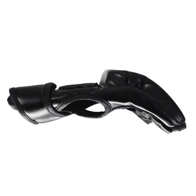 Black Fighting MMA Boxing Sports Leather Gloves