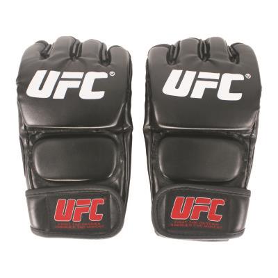 Black Fighting MMA Boxing Sports Leather Gloves
