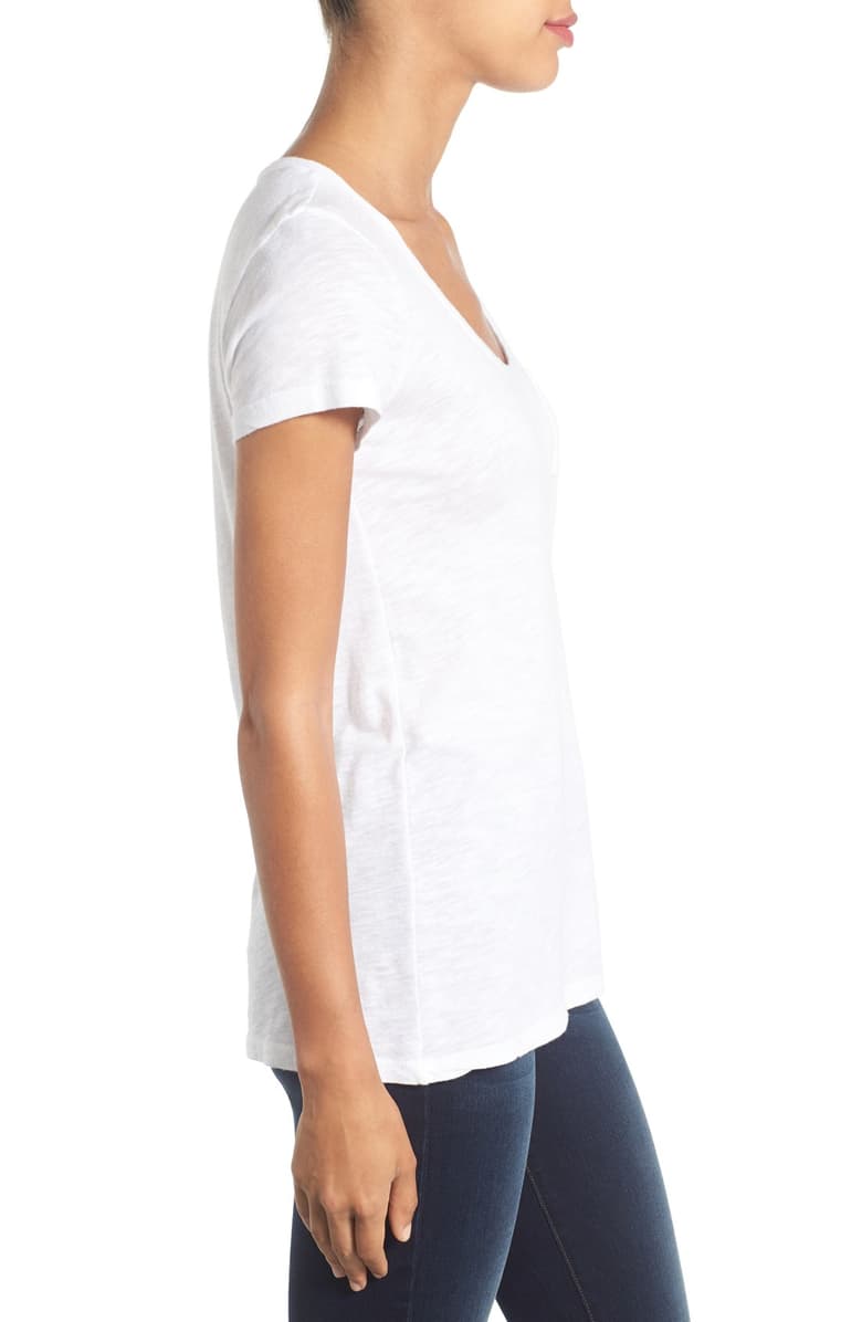 Rounded V-Neck Tee