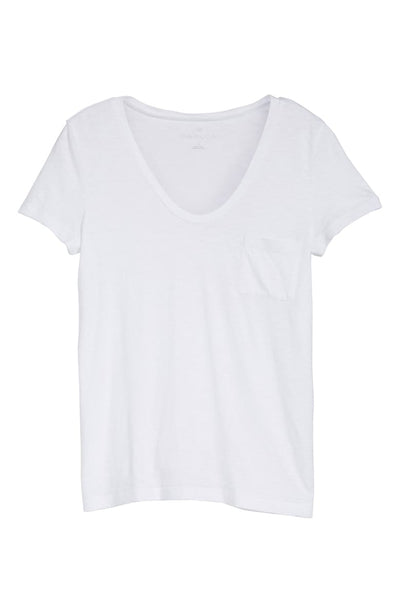 Rounded V-Neck Tee