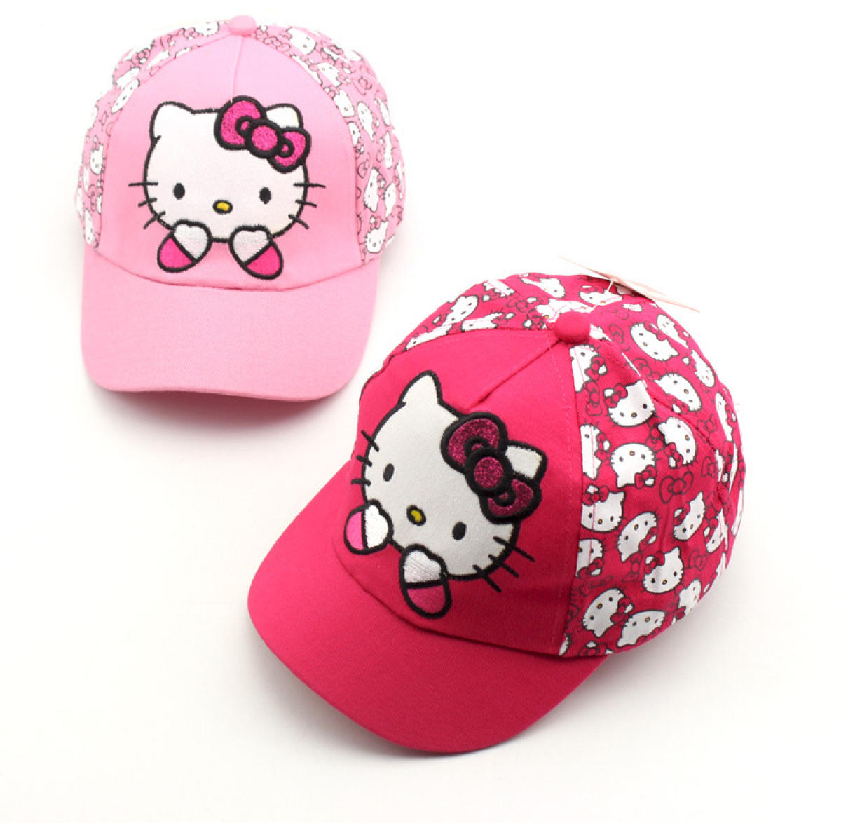 Love Daddy&Mummy Spring New Arrival Girls Cap  Cartoon Cat Design Children's Baseball Cap