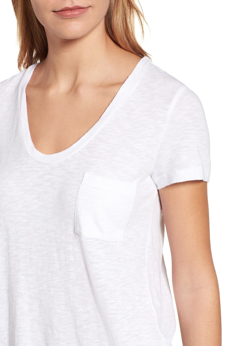 Rounded V-Neck Tee