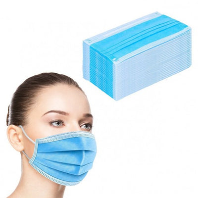 50-Pack 3-Ply Disposable FDA/CE Approved Sanitary Earloop Face MaskProduct Details Additional Information Shipping Information