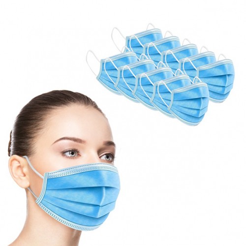 50-Pack 3-Ply Disposable FDA/CE Approved Sanitary Earloop Face MaskProduct Details Additional Information Shipping Information