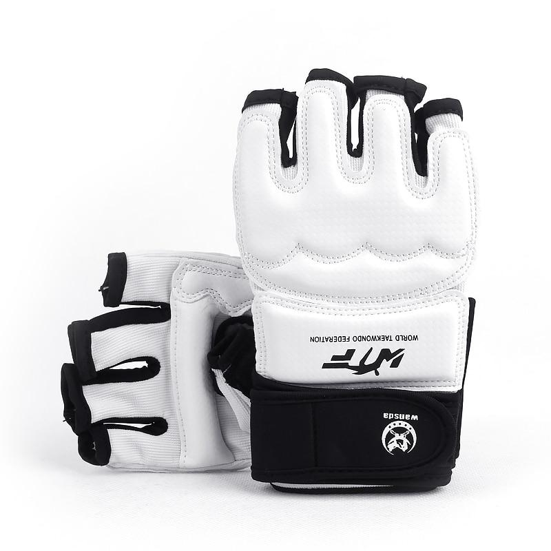 White Kick Boxing Gloves