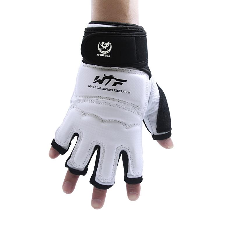 White Kick Boxing Gloves