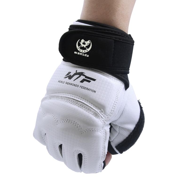 White Kick Boxing Gloves