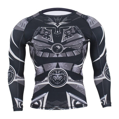 Black MMA Fighting Long Sleeve