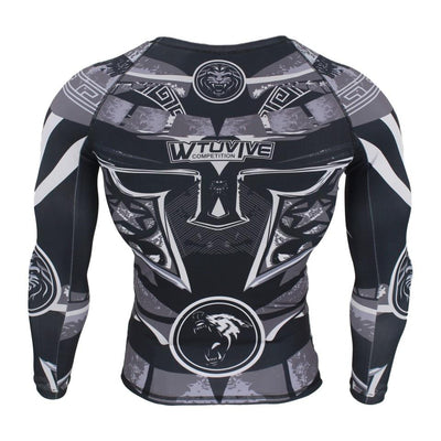 Black MMA Fighting Long Sleeve