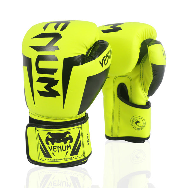10,12,14 OZ Boxing Gloves PU Leather gloves Fight gloves man boxing Training Glove For Men Women