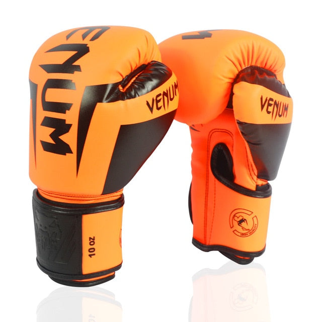 10,12,14 OZ Boxing Gloves PU Leather gloves Fight gloves man boxing Training Glove For Men Women