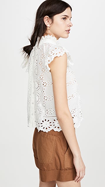 Daisy Flutter Sleeve Top